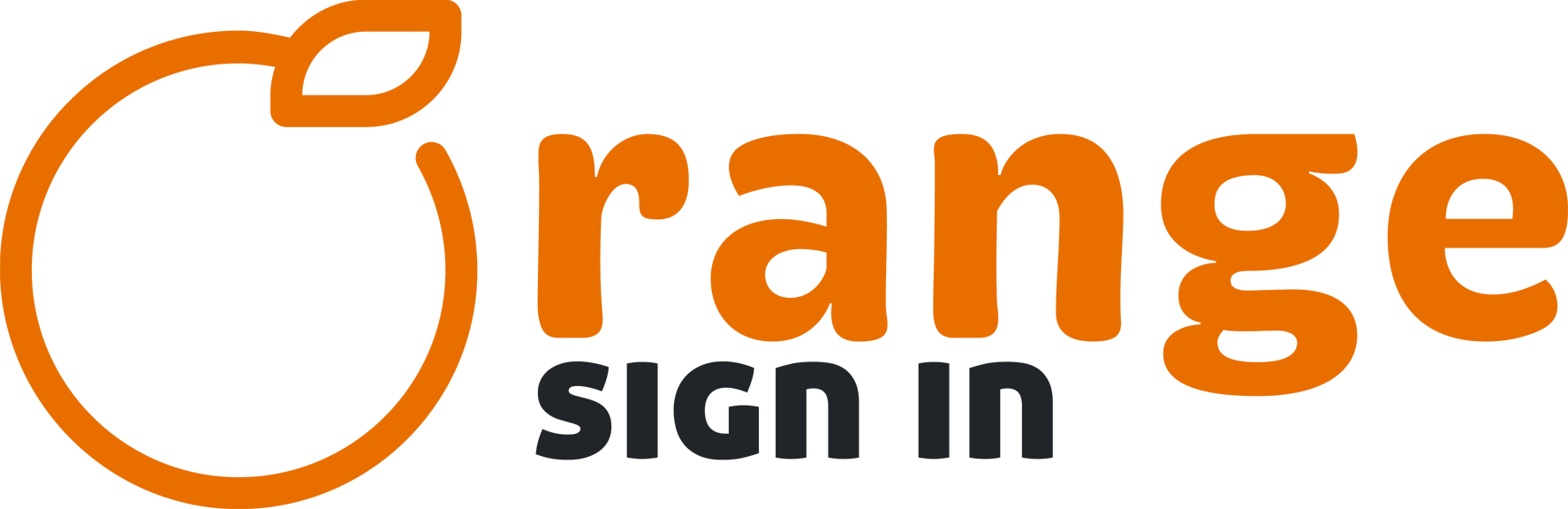 Orange Sign In